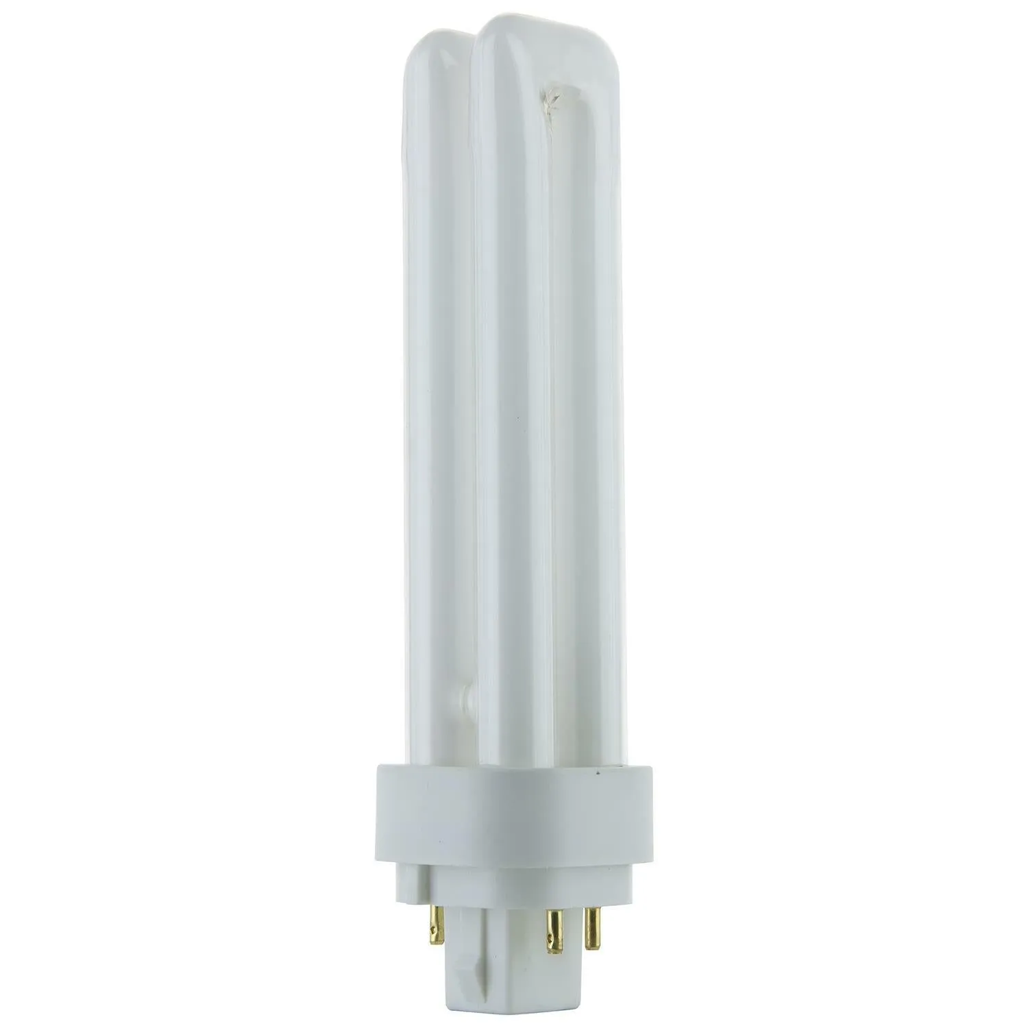 10 Pack Sunlite 18 Watt PLD 4-Pin Double Twin Tube, G24Q-2 Base, Warm White