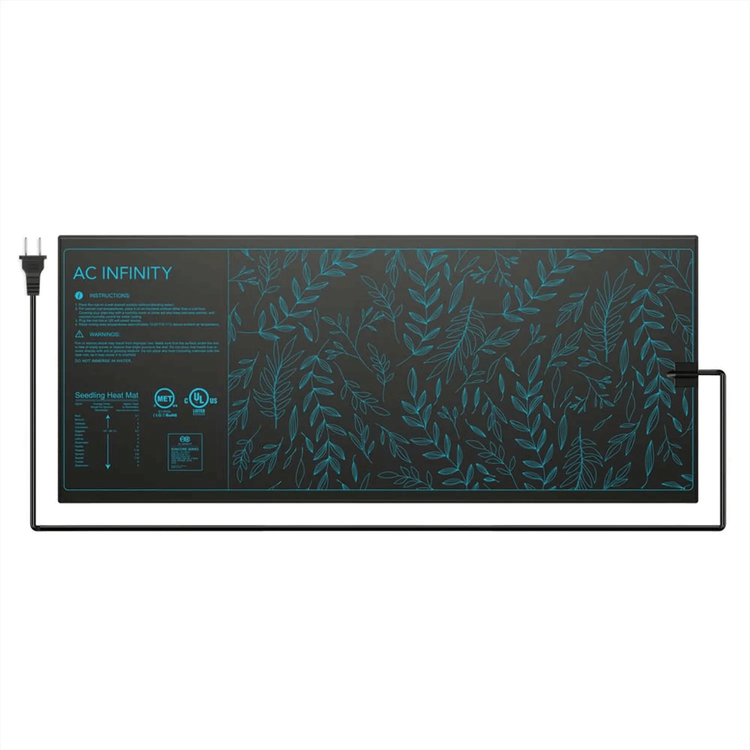 AC Infinity SUNCORE A7, Seedling Heat Mat, IP-67 Waterproof, 48" x 20.75"