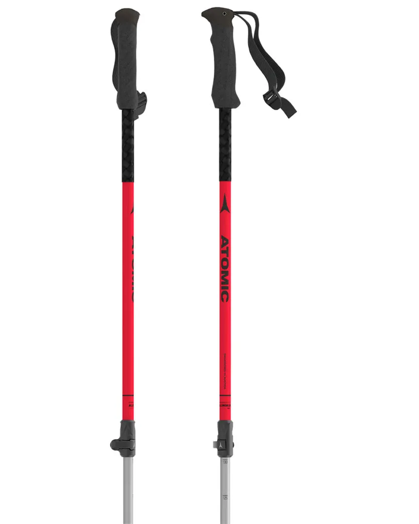 Atomic Red/Silver Bct Touring Ski Poles