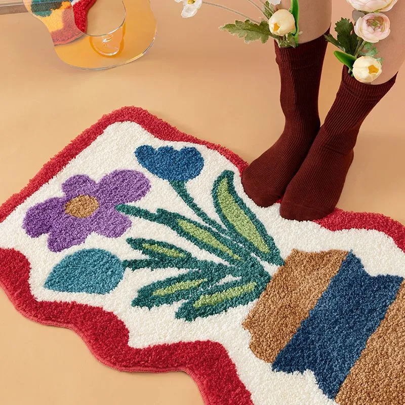 Bathroom Entrance Door Mat Blanket Bathroom Absorbent Floor Mat