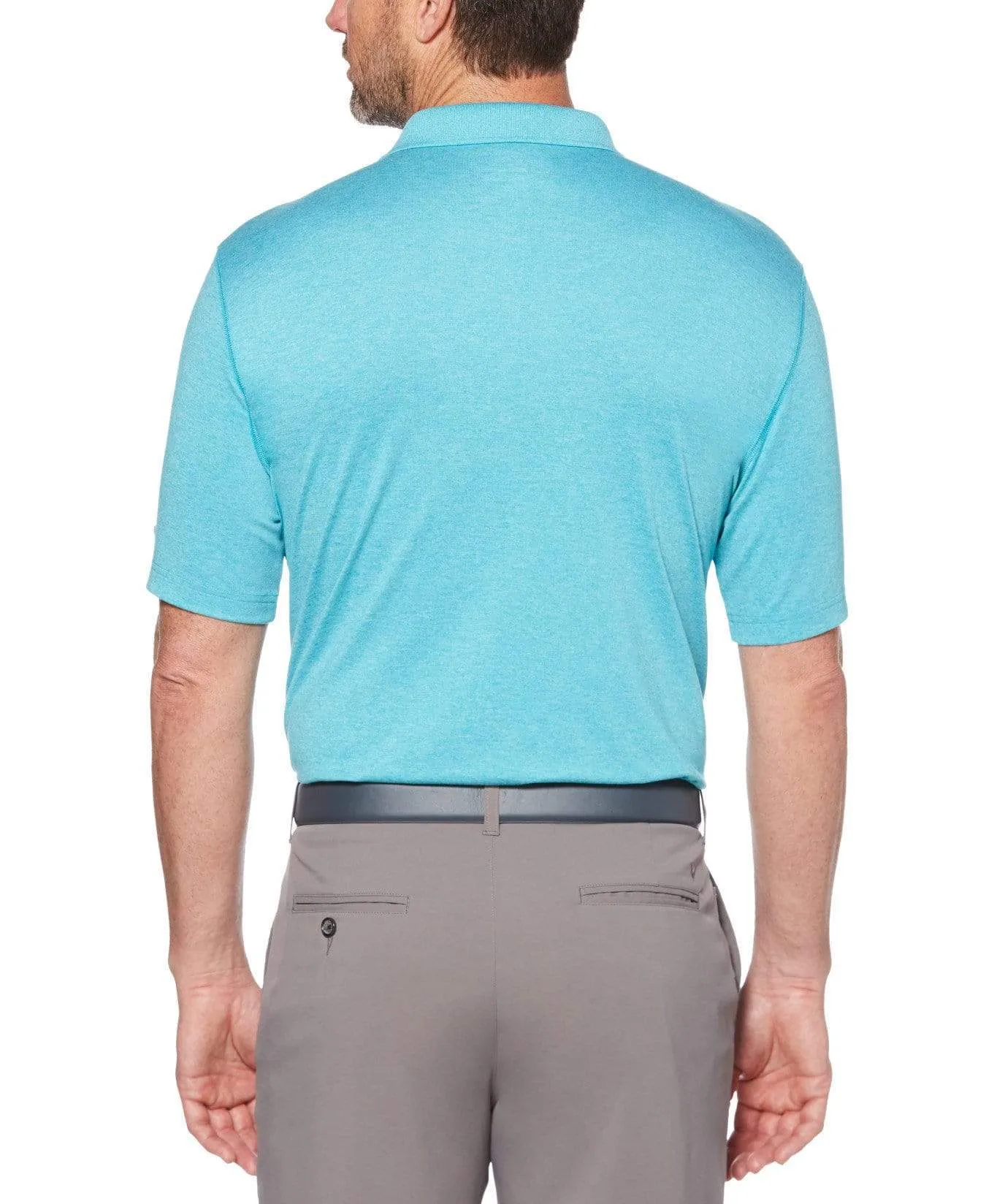 Big & Tall Cooling Heathered Polo With Chevron