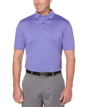 Big & Tall Cooling Heathered Polo With Chevron