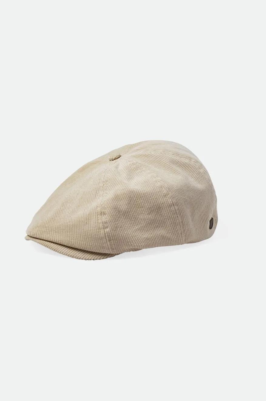 Brood Lightweight Newsboy Cap - Whitecap