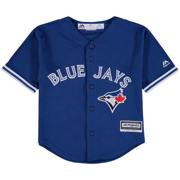 Child Toronto Blue Jays Josh Donaldson Majestic Alternate Royal Official Cool Base Player Jersey