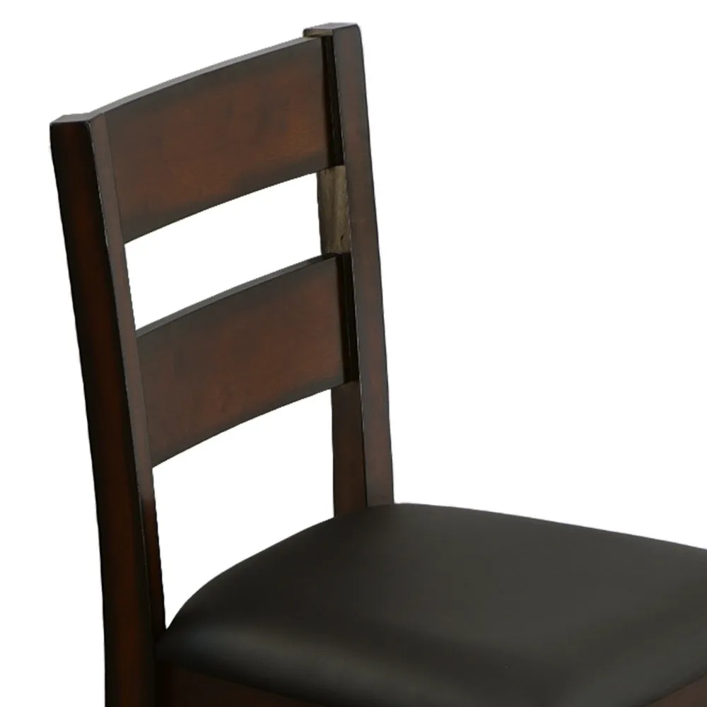 Dickinson II Cottage Counter Height Chair, Dark Cherry Finish, Set of 2 By The Urban Port