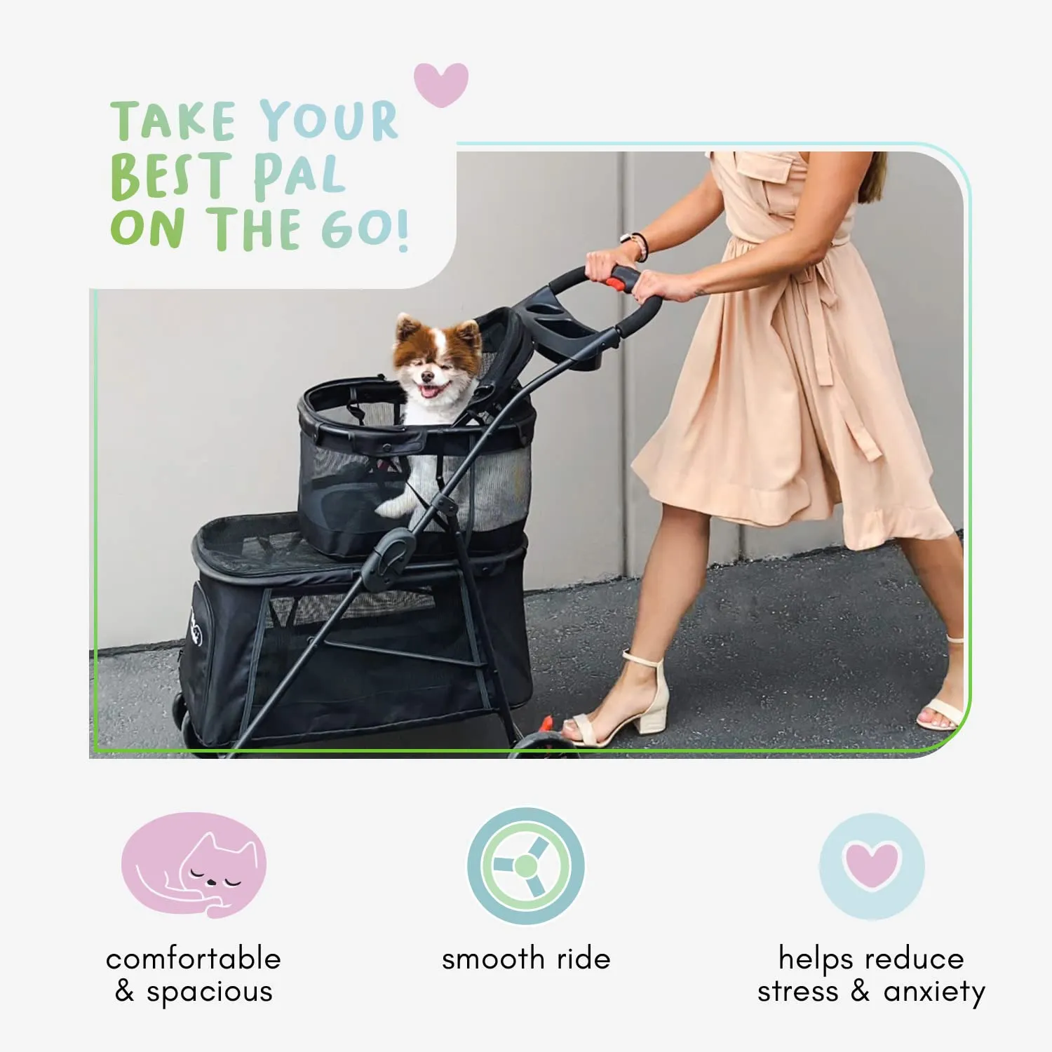 Double Decker Pet Stroller