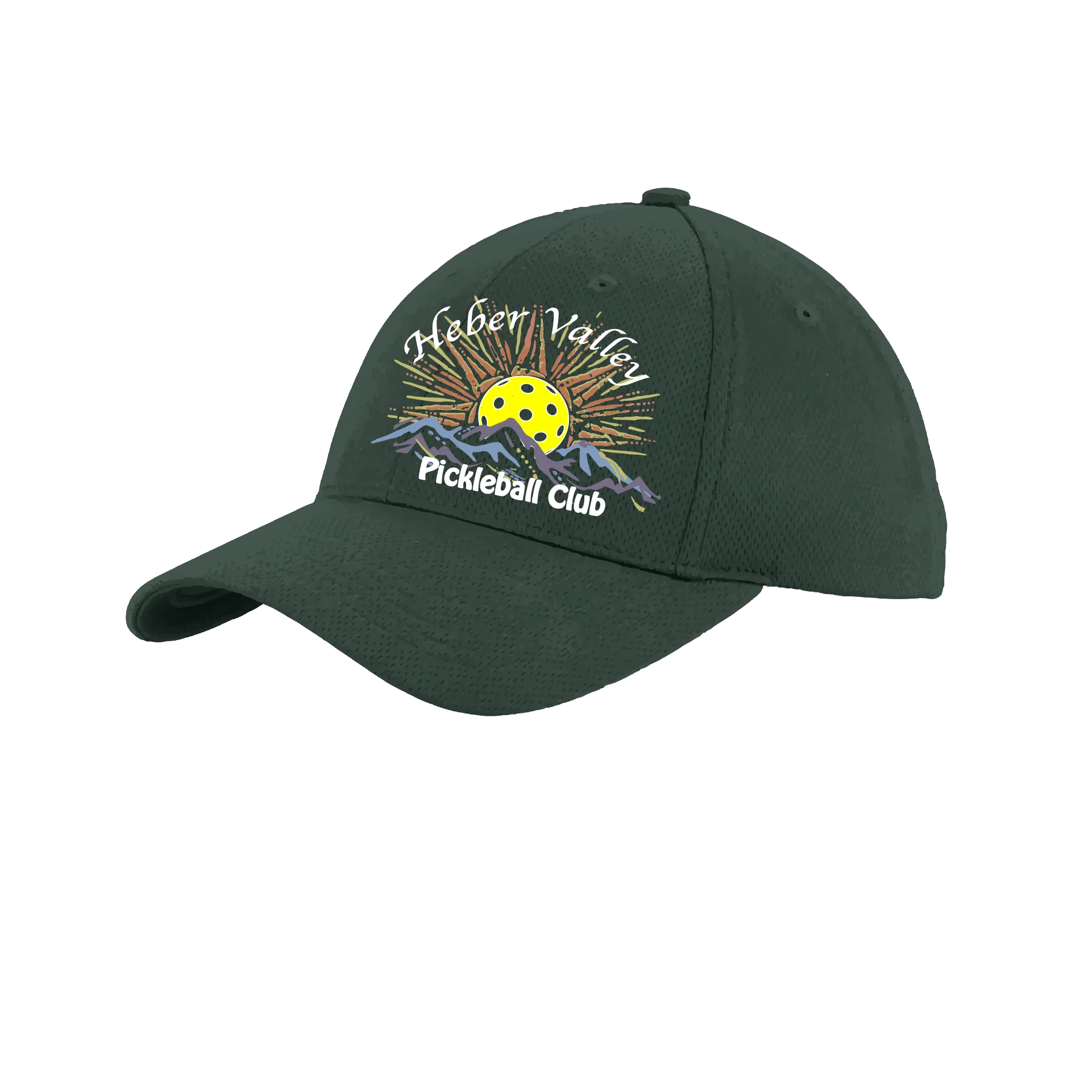 Heber Valley Pickleball Club | Pickleball Hat | Moisture-Wicking 100% Polyester