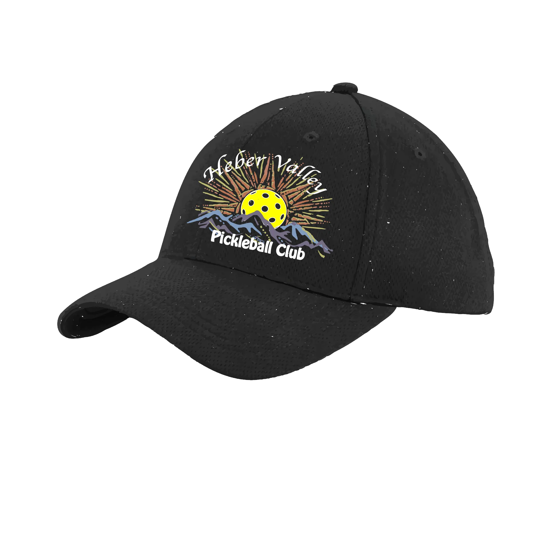 Heber Valley Pickleball Club | Pickleball Hat | Moisture-Wicking 100% Polyester