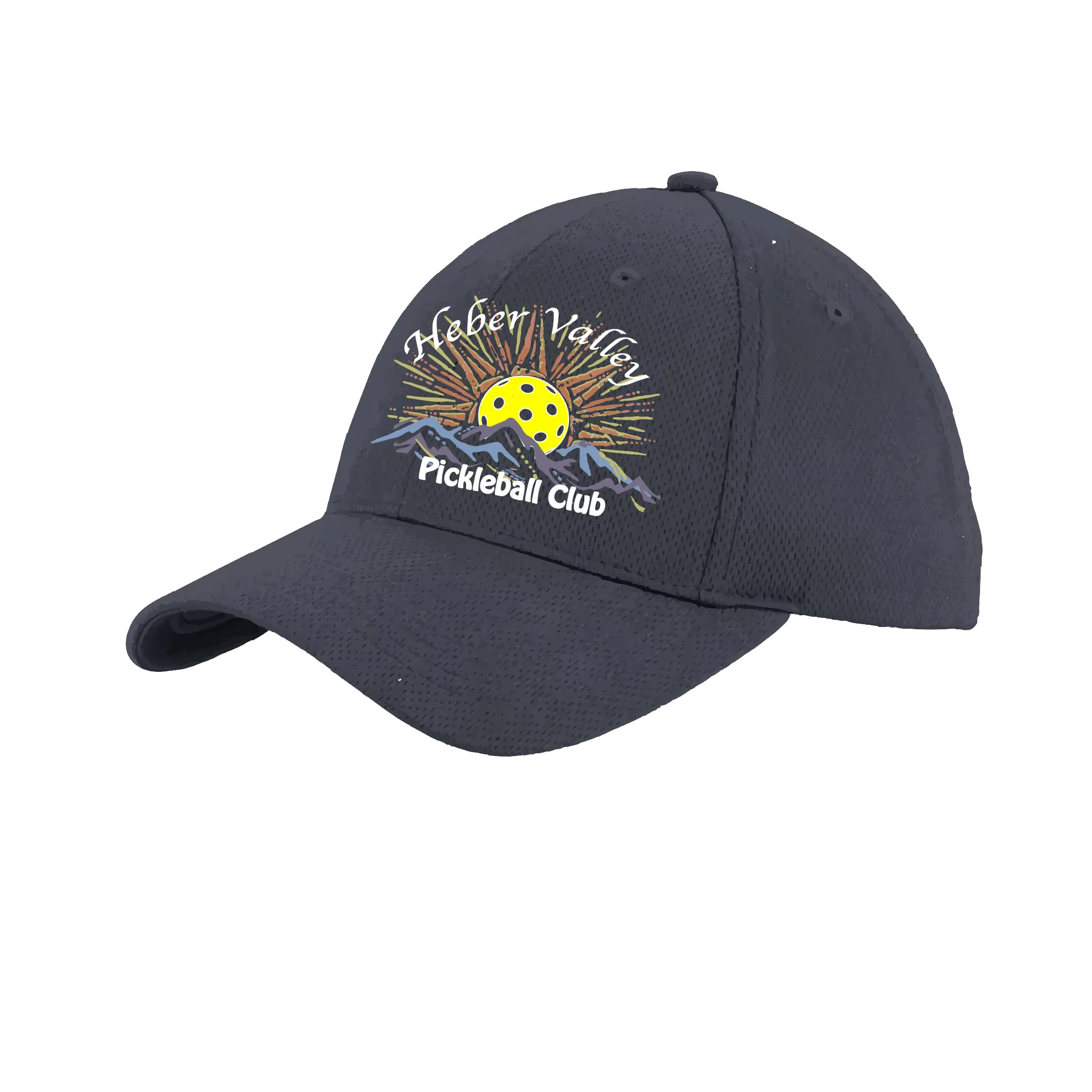 Heber Valley Pickleball Club | Pickleball Hat | Moisture-Wicking 100% Polyester