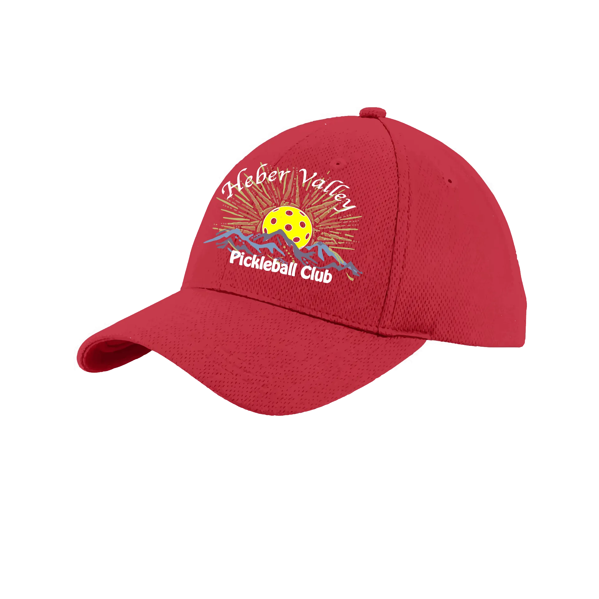 Heber Valley Pickleball Club | Pickleball Hat | Moisture-Wicking 100% Polyester