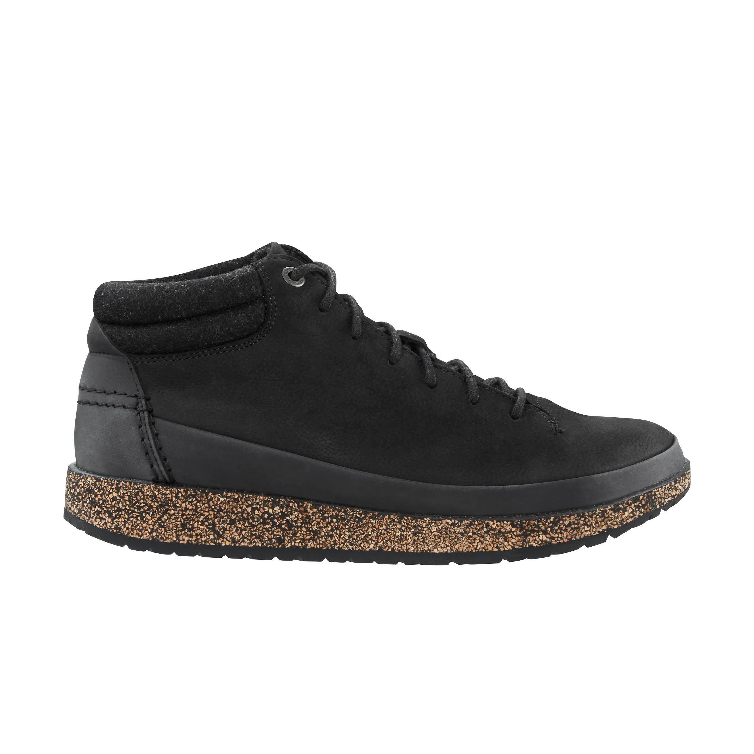 Honnef High Black Oiled Nubuck Leather