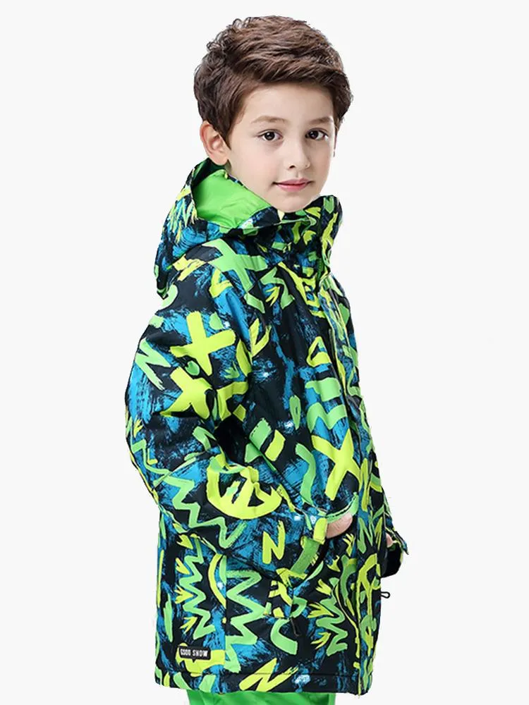 Light Bulb Waterproof Windproof Kids Snowboard Ski Jackets