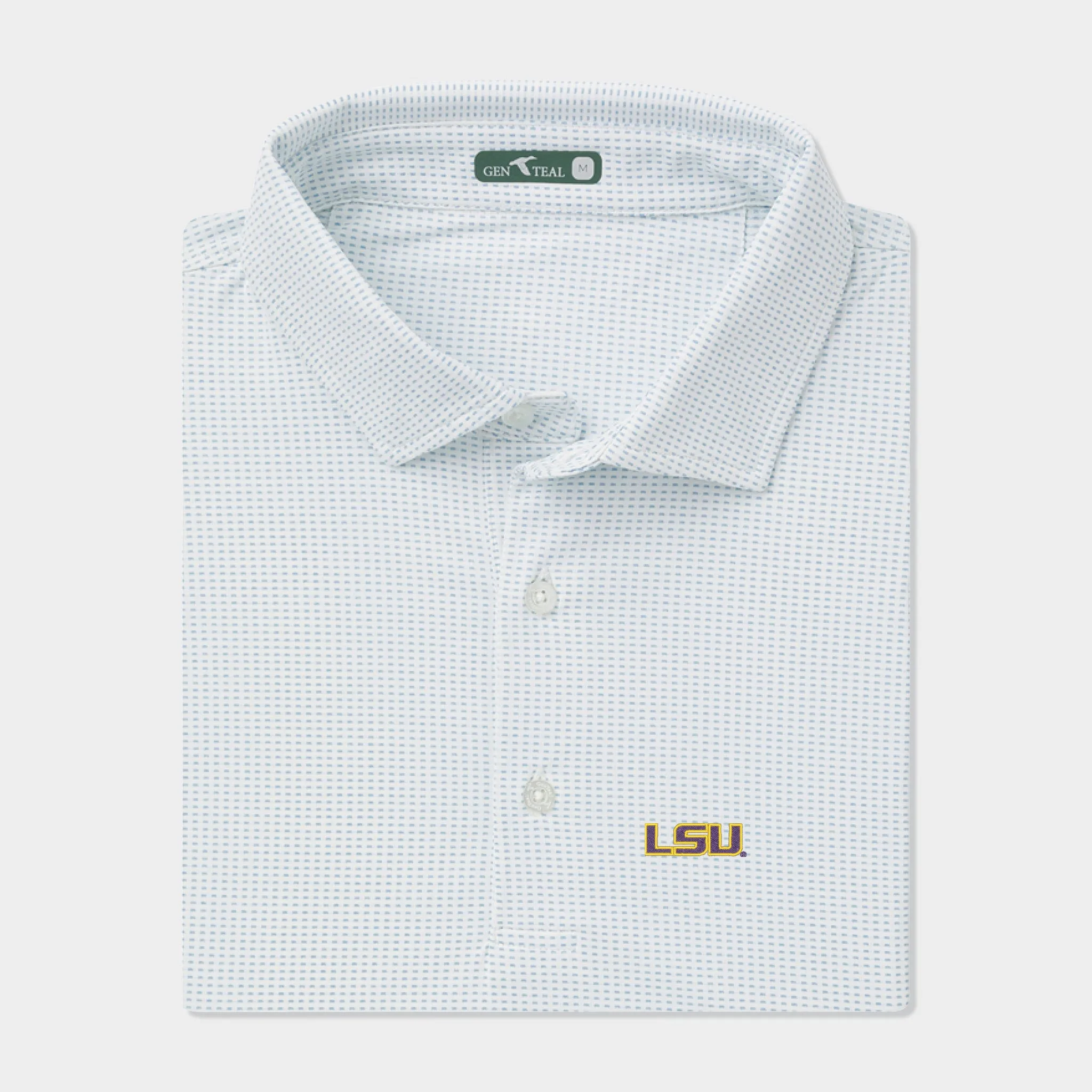 LSU Textured Jacquard brrrº Polo