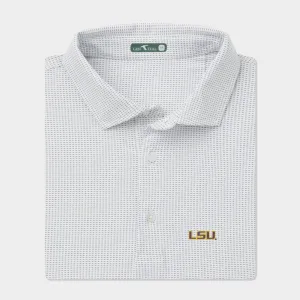 LSU Textured Jacquard brrrº Polo