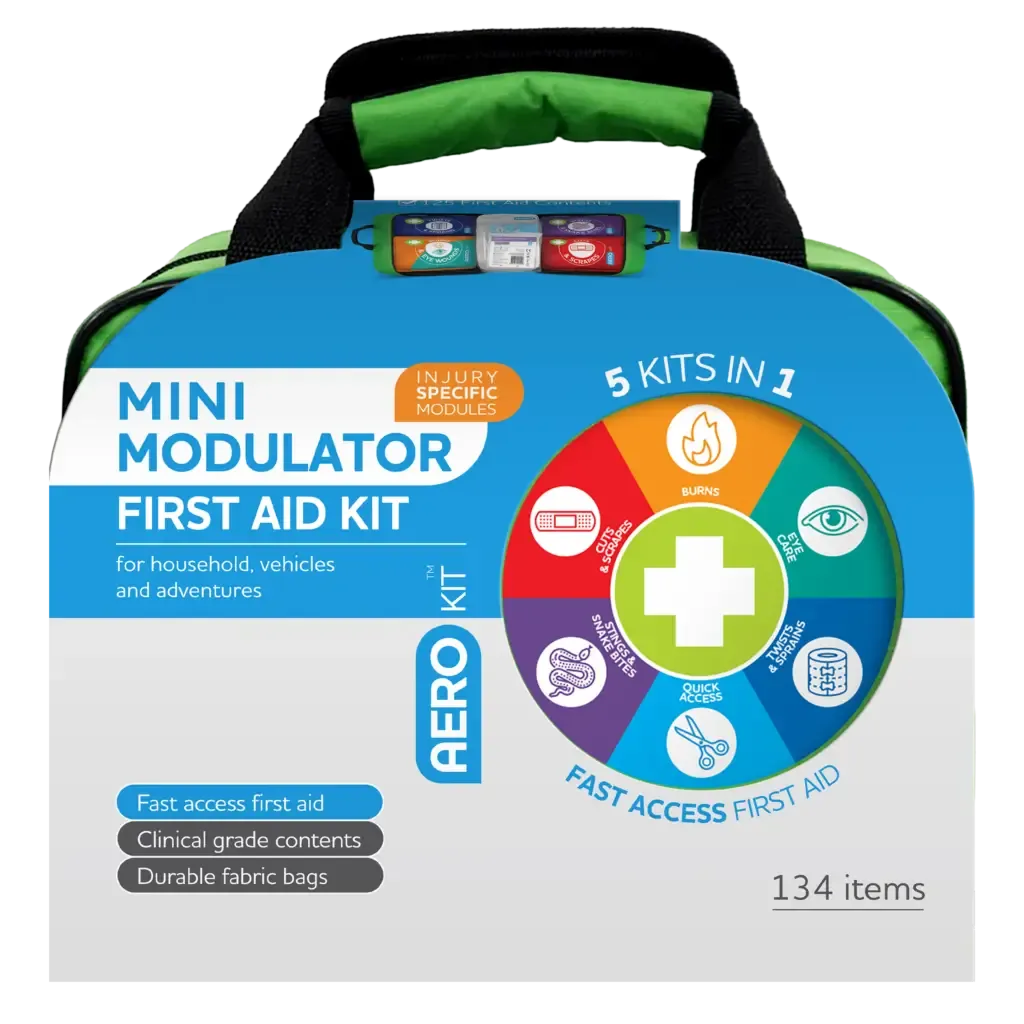 Mini Modular First Aid Kit 3 Series Softpack Emergency - 5 Modules