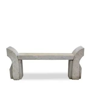 Old Granite Bench From South India - Ca 1920