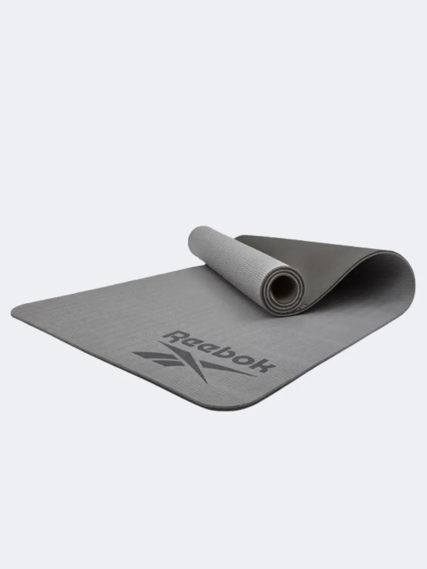 Reebok Accessories Double Sided 6 Mm Fitness Mats Black/Grey