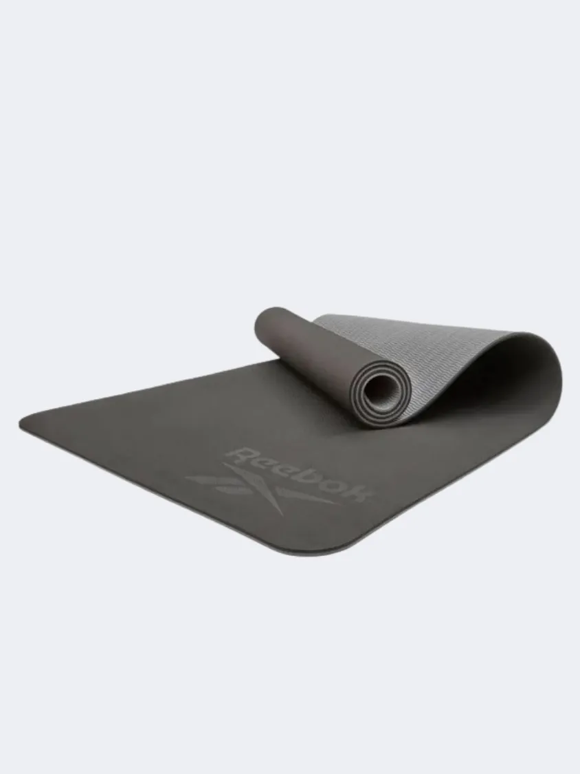 Reebok Accessories Double Sided 6 Mm Fitness Mats Black/Grey