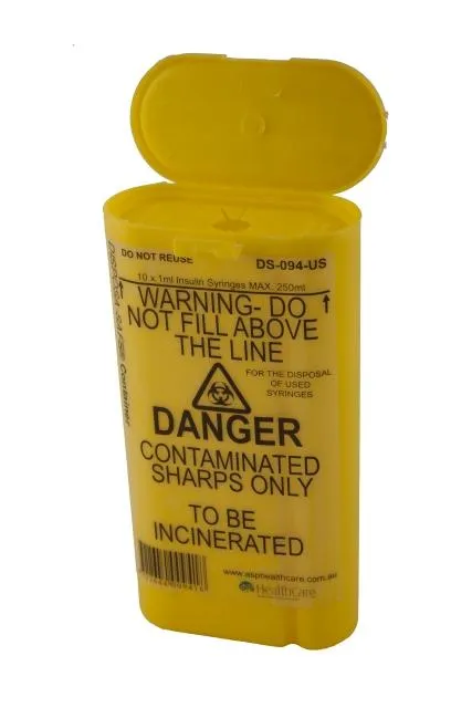 SHARPS DISPOSAL KIT PORTABLE HARM REDUCTION