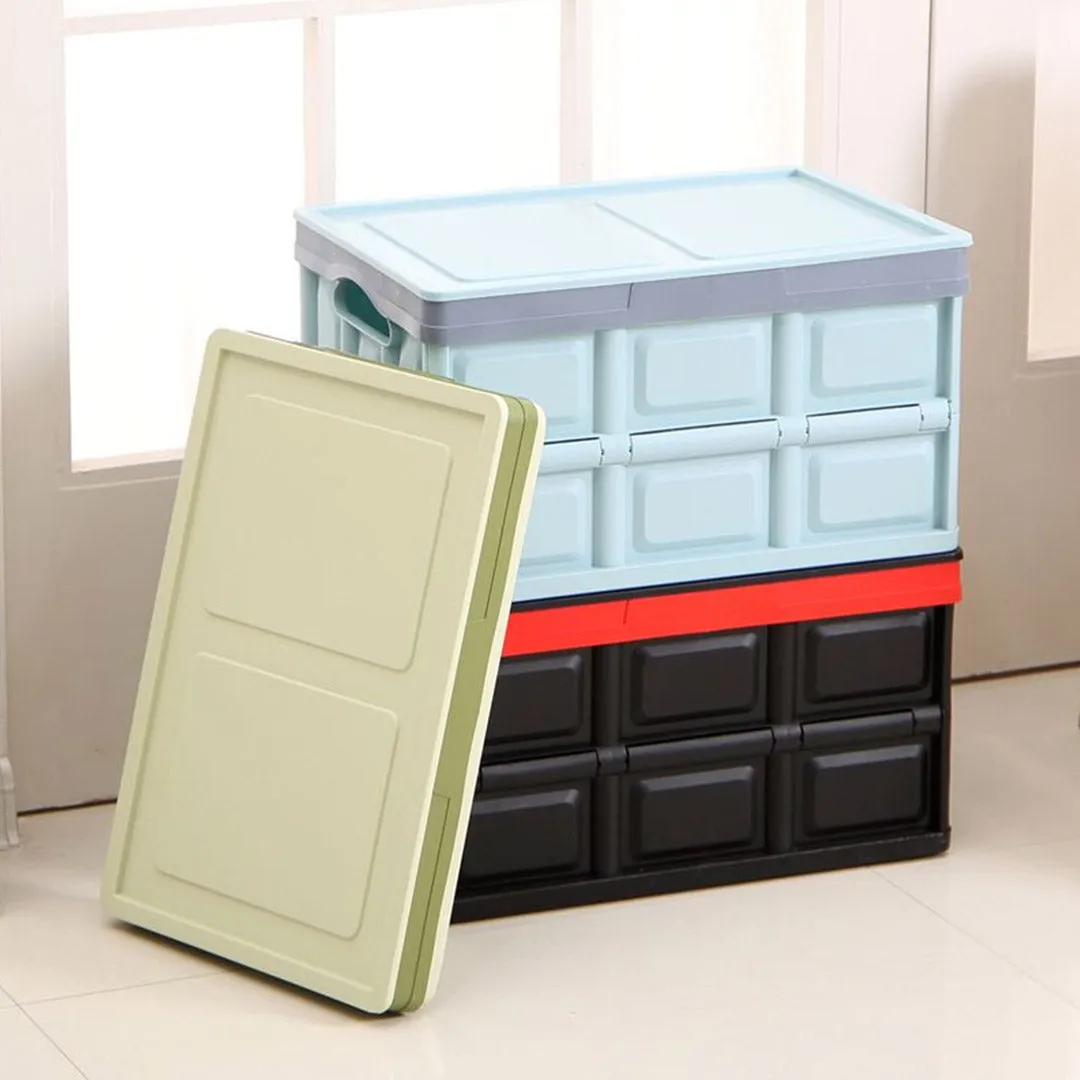 SOGA 30L Collapsible Car Trunk Storage Multifunctional Foldable Box Green