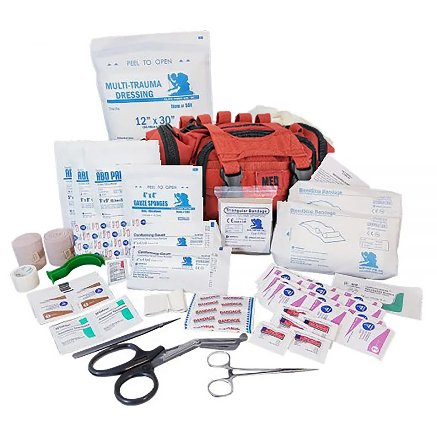 SWISS LINK FIRST AID RAPID RESPONSE KIT - RED