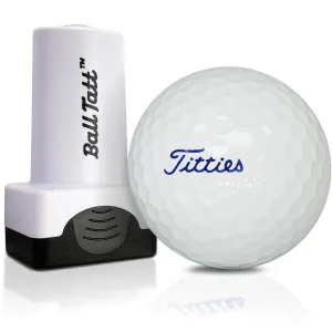 Titties Golf Ball Stamp