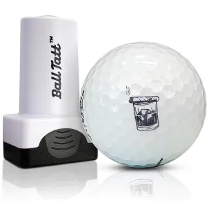 Whiskey Cigar Golf Ball Stamp